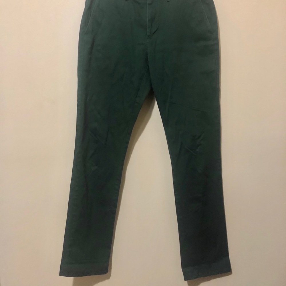 J Crew Dark Green Chinos/Khakis 31x32